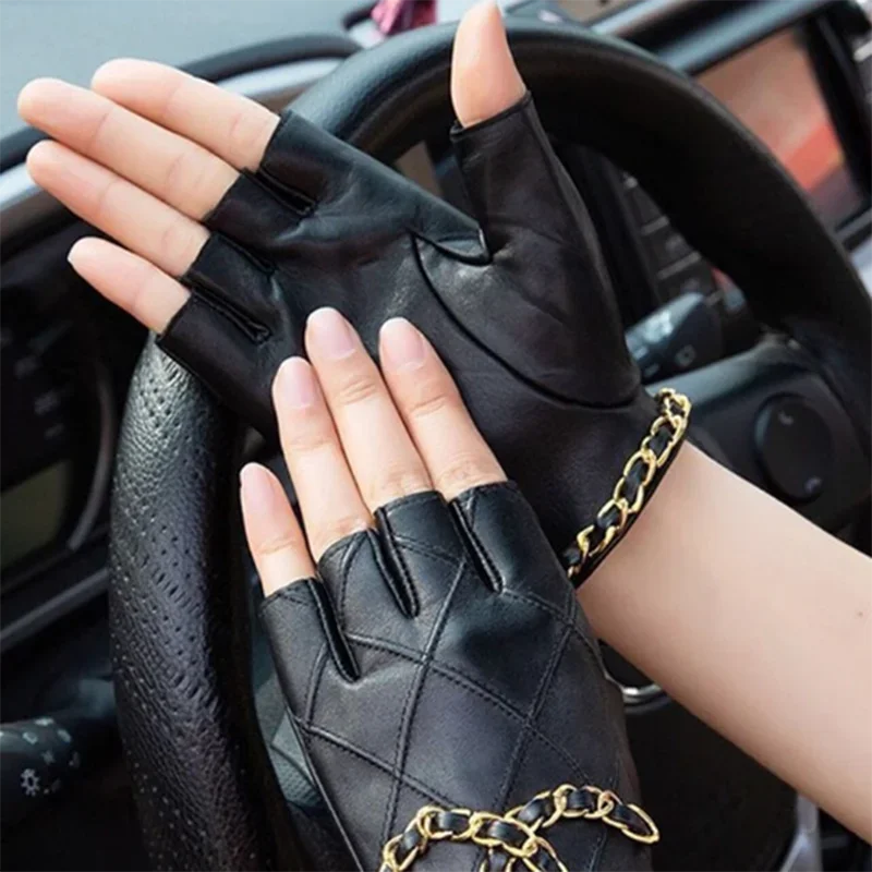 Hello Moto Half Finger Gloves