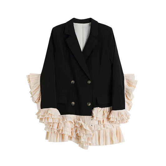 The Ruffled Blazer