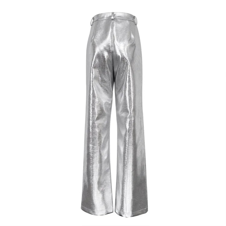 Faux Leather Disco Trousers